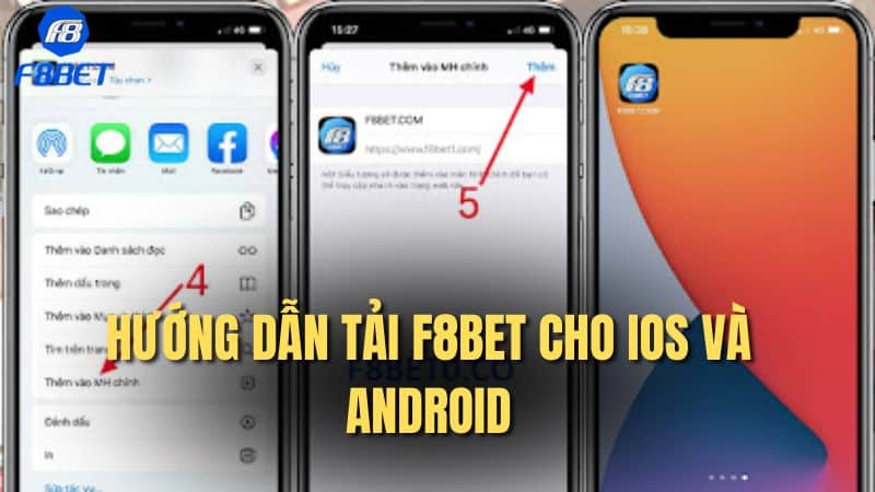 Hướng dẫn tải F8BET cho IOS và Android