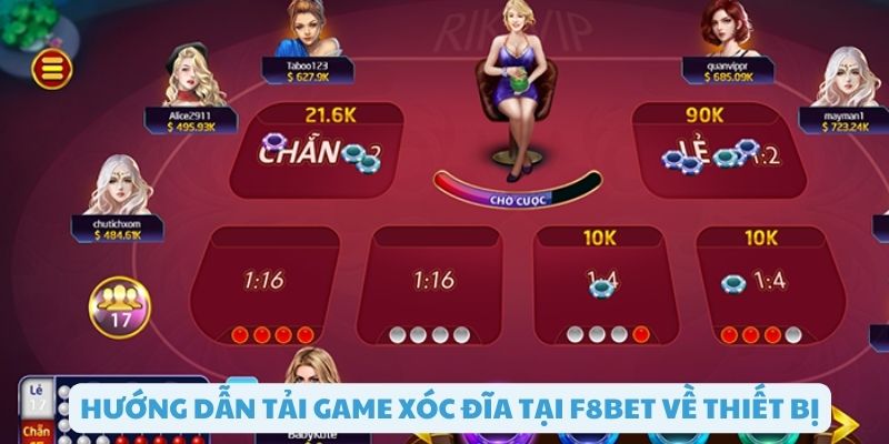 Hướng dẫn cách tải game xóc đĩa