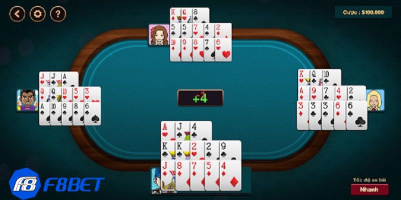 thứ tự poker Thùng trong thứ tự Poker