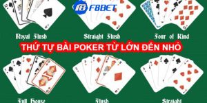 thứ tự poker